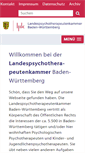 Mobile Screenshot of lpk-bw.de